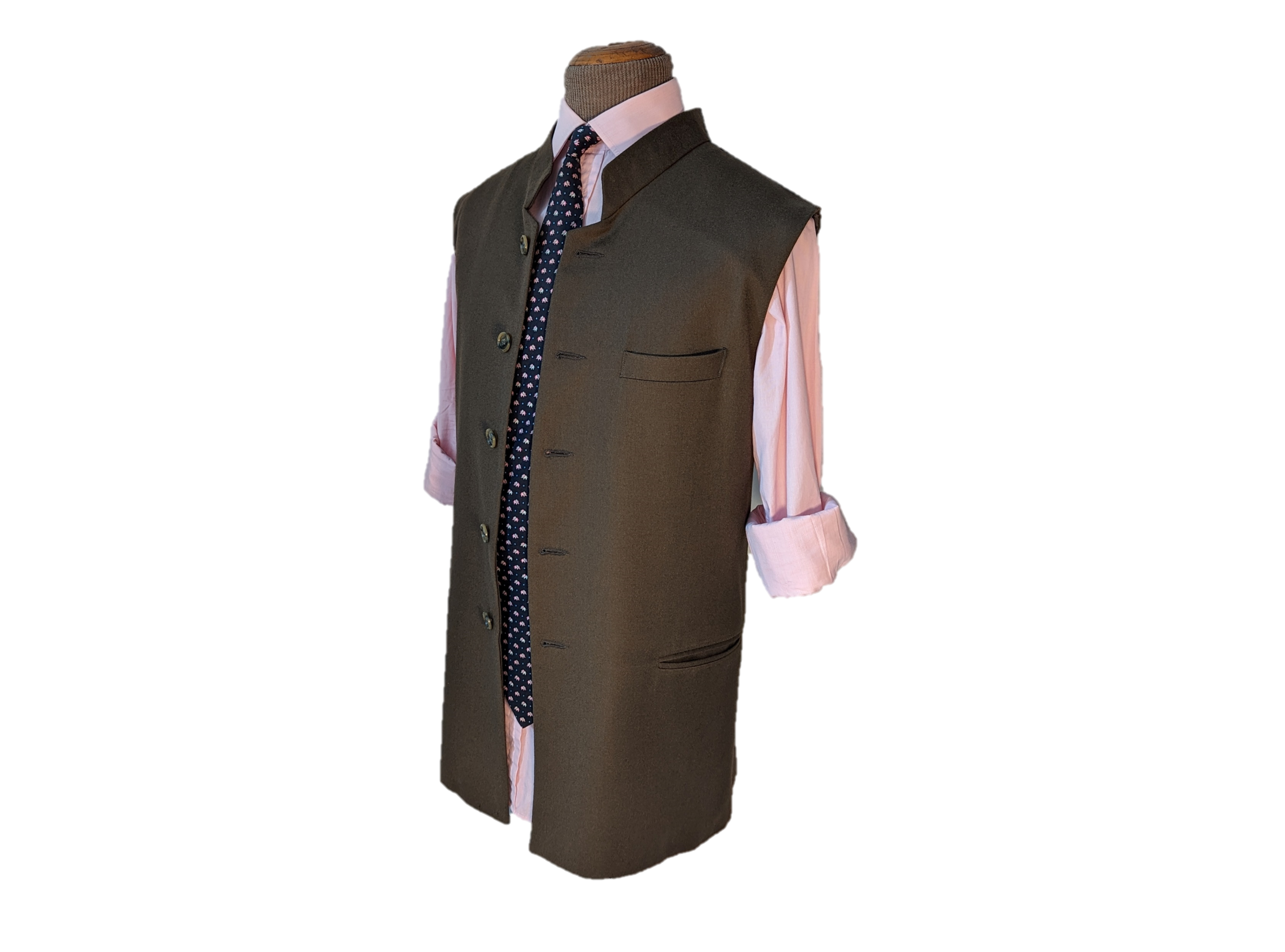 Olive Green Nehru (Cypriot)