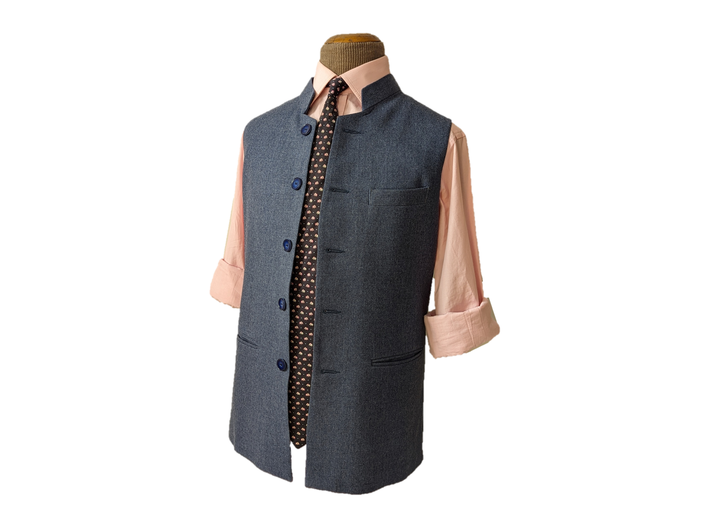 Light Blue Nehru (Cypriot)